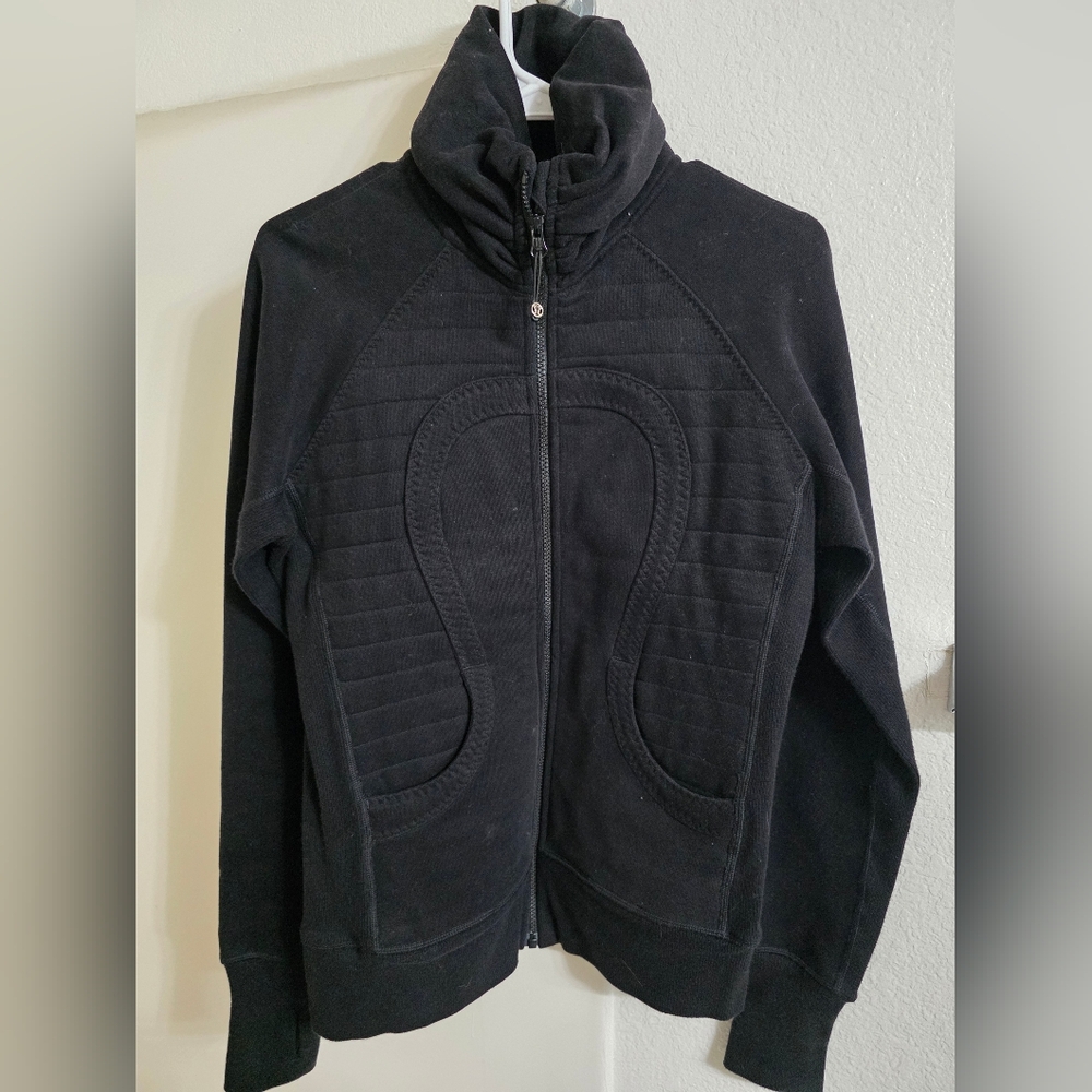 Black Lululemon Athletica Zip-Up Jacket